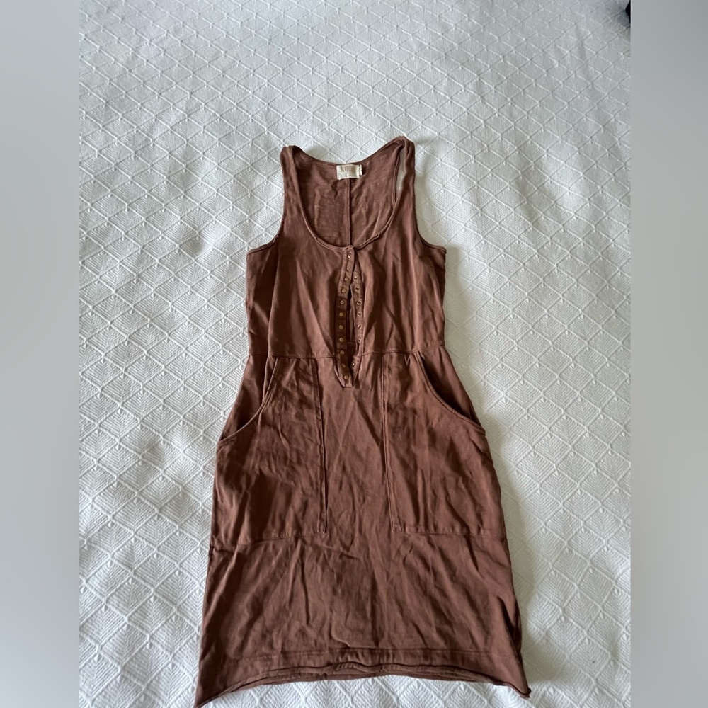 Nation LTD Light Brown Tank Top Dress